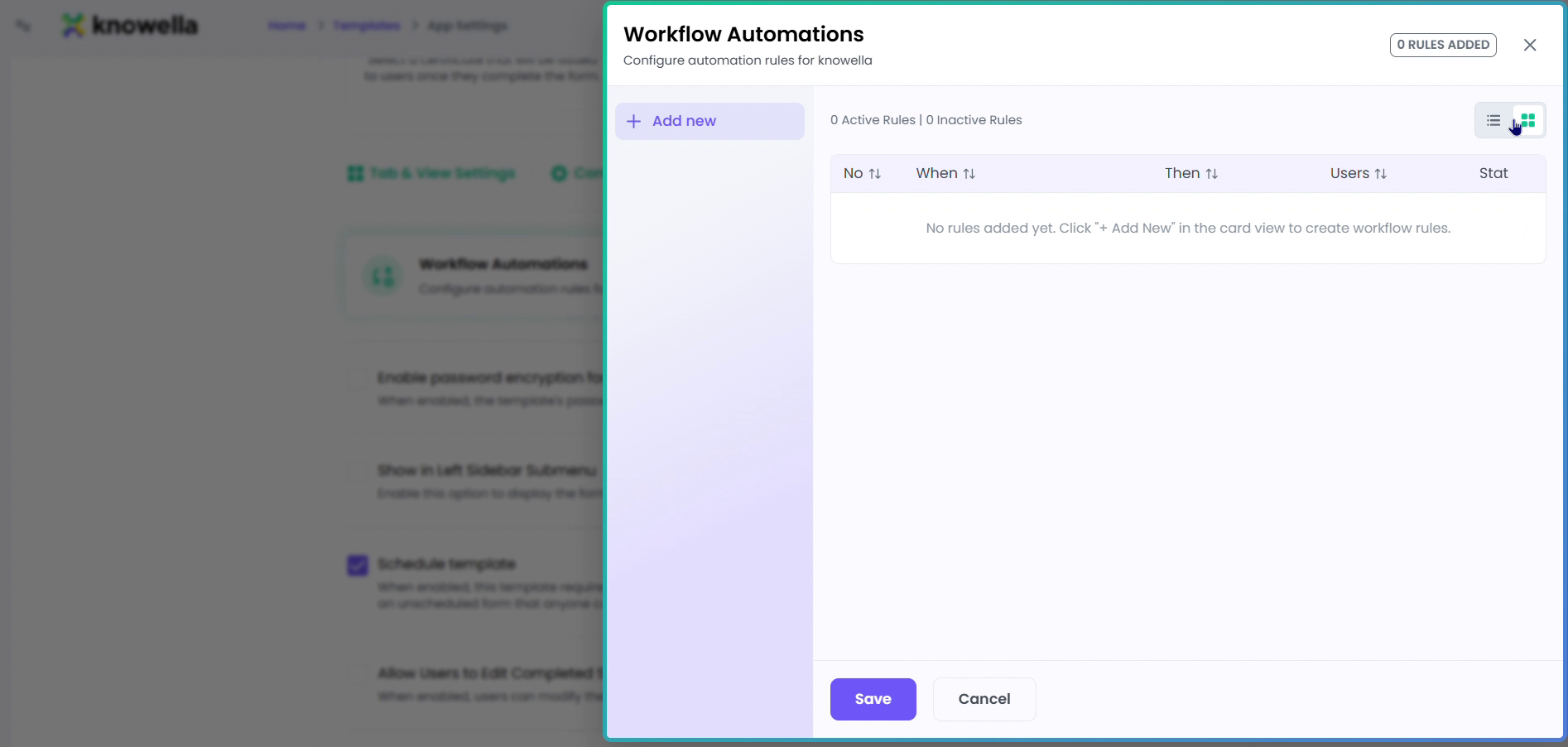 Add workflow automations